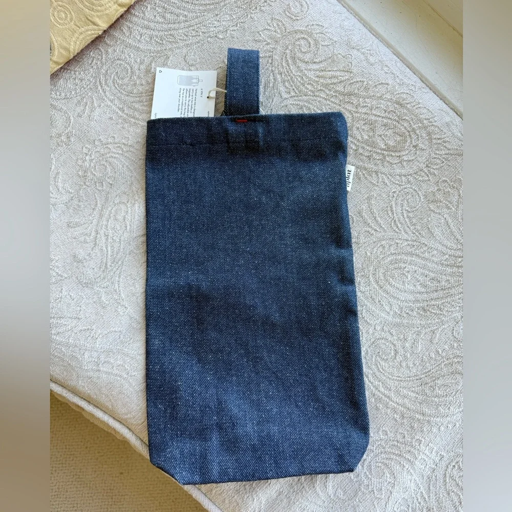 NWT àplat Vin Two Bottle Wine Tote Denim